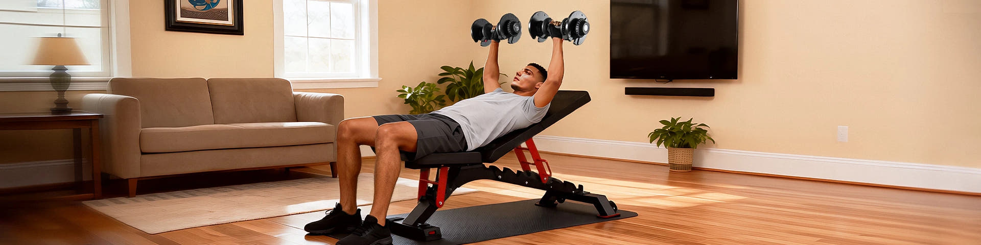 Ativafit Flare dumbbell banner with slogan 'Fuel For The Elite. Ignite Your Peak.'