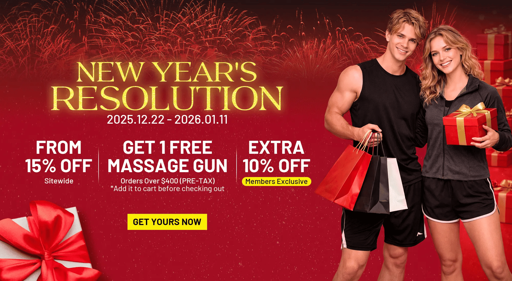 new year activity sitewide 15% off