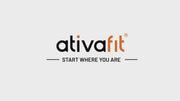 Ativafit logo with slogan 'Start Where You Are' on light gray background