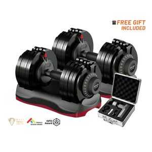 66 LB Adjustable Dumbbell Lava