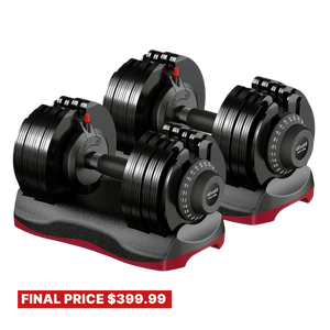 66 LB Adjustable Dumbbell Lava