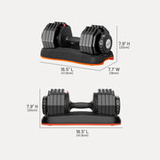 Ativafit Martian 50 Lb Adjustable Dumbbell Set