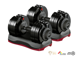 66 LB Adjustable Dumbbell Lava