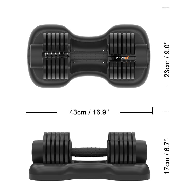 Adjustable Dumbbell GT544 44 lbs