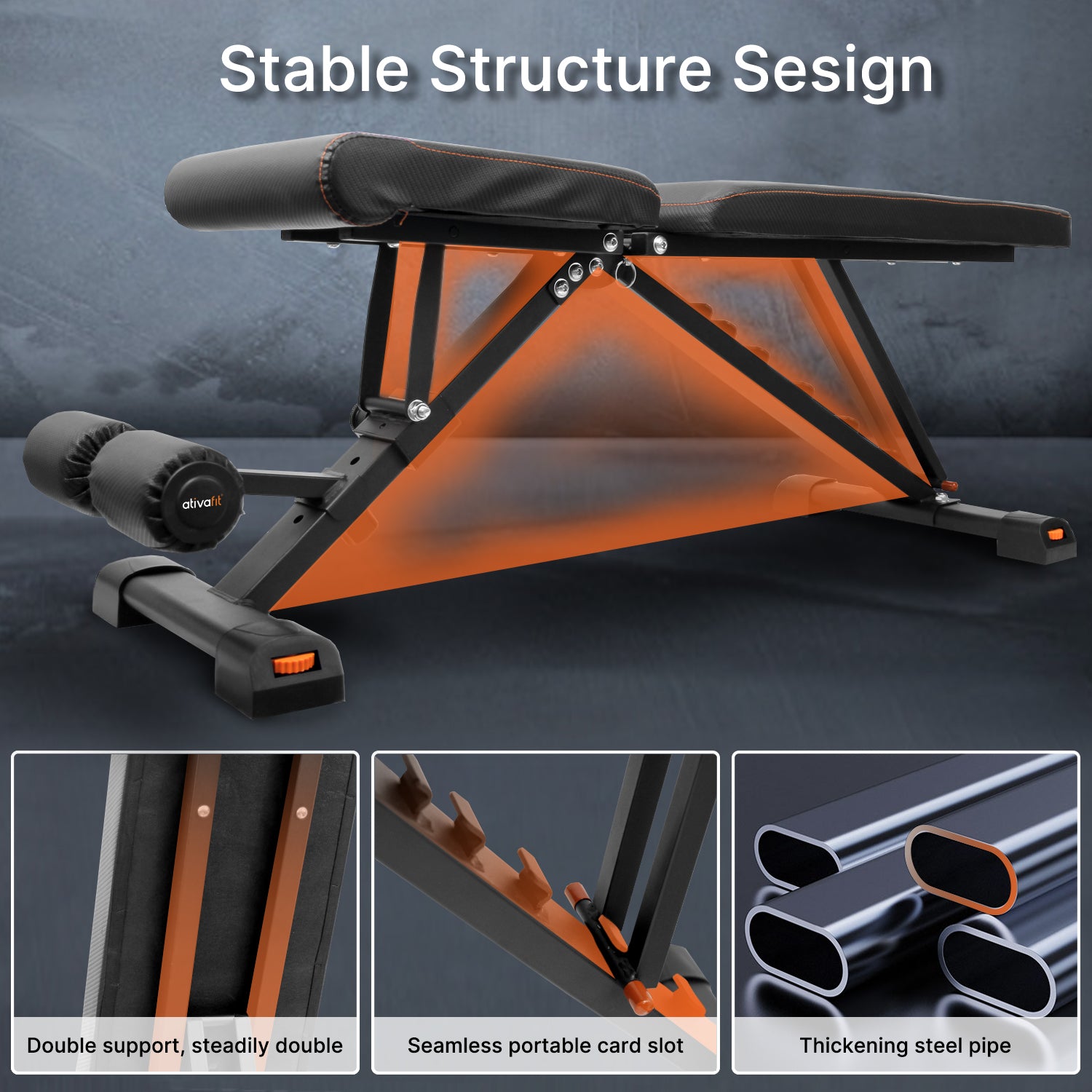 Multi Purpose Weight Bench BLACK LORD Weight Bench 14in1 Press