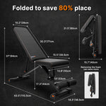 Ativafit Anchor Adjustable Foldable Workout Bench