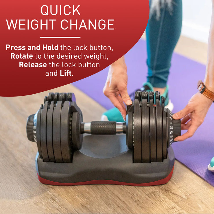 66 Lbs Adjustable Weight Dumbbell Set | DT1166