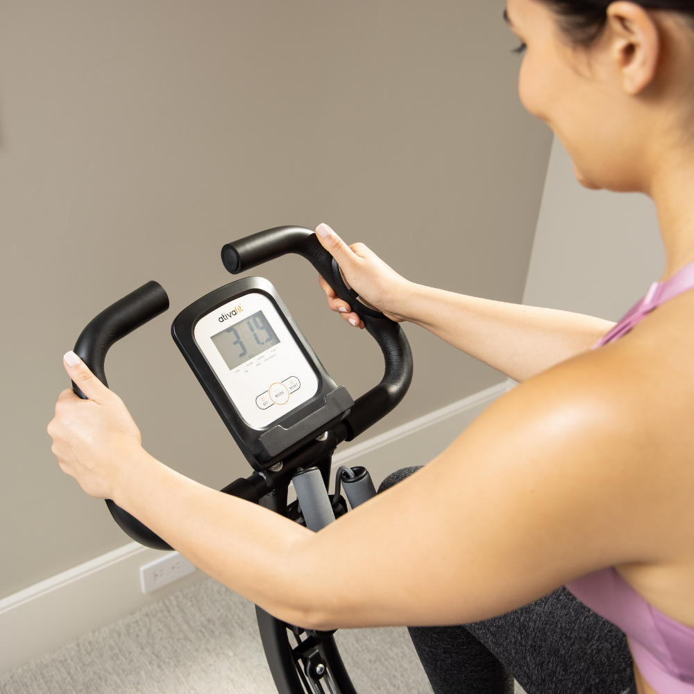 R8 Foldable Exercise Bike w. Upper Body Resistance